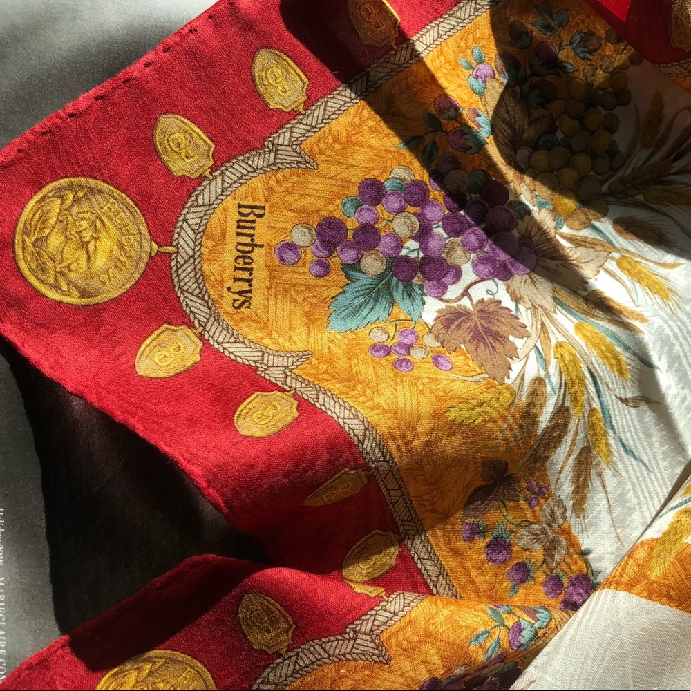 Vintage Burberry Handkerchief/scarf - Picture 3 of 5
